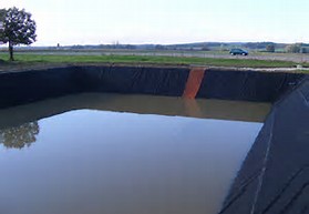 Fosse g&eacute;omembrane pour &eacute;tanch&eacute;it&eacute; - Moulins, Vichy et Gannat dans l'Allier